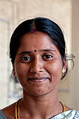 People encountered inside the Thirumalai Nayak Palace. Madurai - Tamil Nadu. 